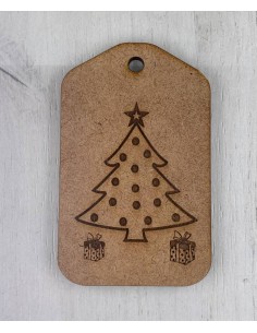 Etiqueta de regalo - Arbol...