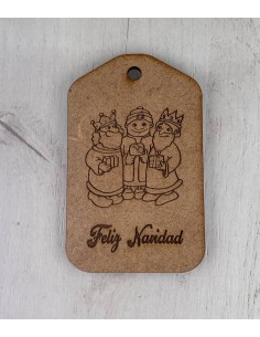 Etiqueta de regalo - Magos