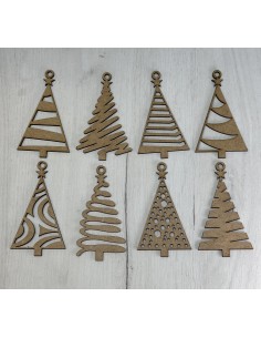 Arboles de Navidad colgantes